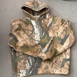 Camo Hooded Sweatshirt
